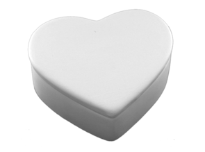 Bisque Imports Lowfire Large Heart Box