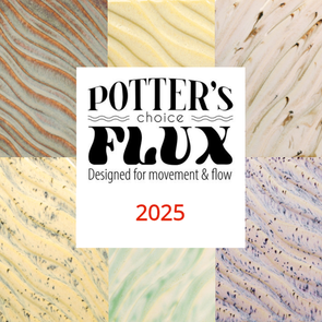 Amaco Potters Choice Flux Brushable Glaze 2025 Kit with 6x Colours
