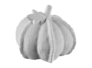 Bisque Imports Lowfire Burlap Pumpkin