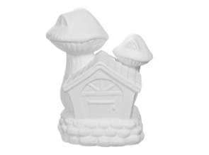 Bisque Imports Lowfire Mushroom Fairy House