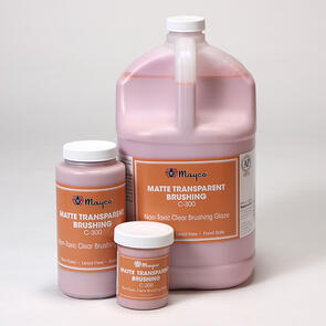 Mayco Lowfire Brushable Glaze C-300 Matte Transparent