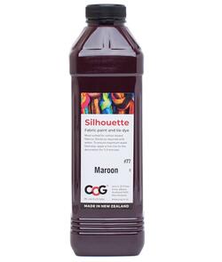 Silhouette Fabric Paint & Tie Dyes Maroon