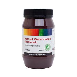 Heatset Water Based Textile Ink Brown