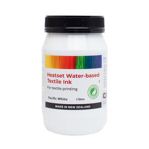 Heatset Water Based Textile Ink Pacific White