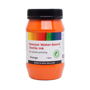 Heatset Water Based Textile Ink Orange