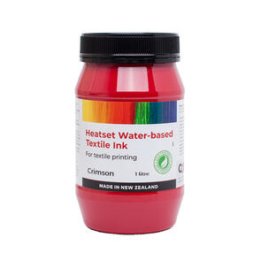 Heatset Water Based Textile Ink Crimson