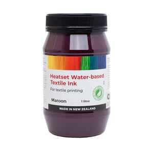 Heatset Water Based Textile Ink Maroon