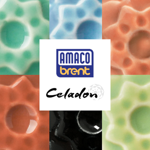 Amaco Celadon New Glaze Kit - 6 Colours x 472ml