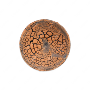 Laguna Dry Lakes Crackle Brushable Glaze DL-109 Hoo Doo Orange