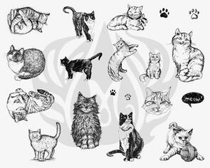 Mayco Designer Silk Screen Cats