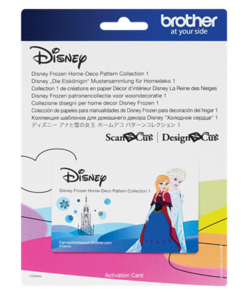 Brother Scan N Cut Disney Frozen Home-Deco Pattern Collection