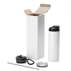 Galaxy 20oz (600ml) Skinny Tumbler with Black Handle & Lid