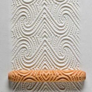 MKM Hand Roller 10cm Maori Spirals