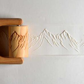 MKM Handle Roller 6cm Large Mountain Range