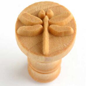 MKM Round Stamp 4cm Large Dragonfly