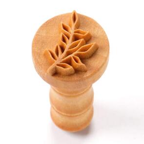 MKM Round Stamp 2.5cm Medium Leaves on a Branch