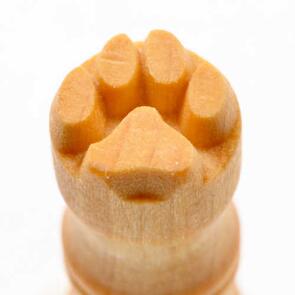 MKM Round Stamp 1.5 cm Small Dog Paw