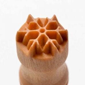 MKM Round Stamp 1.5 cm Small Snowflake