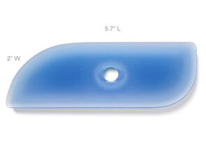 Xiem Tools Rigid Plastic Clay Rib 8