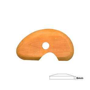 Rib Wooden Notched Kidney