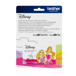 Brother Scan N Cut Disney Rapunzel and Aurora Paper Craft Collection