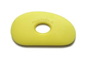 Mudtools Polymer Ribs Yellow (Soft) Large Kidney 5
