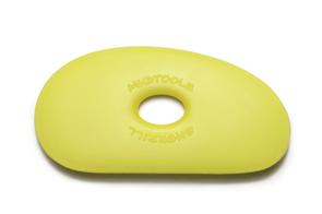Mudtools Polymer Ribs Yellow (Soft) Medium Kidney 1