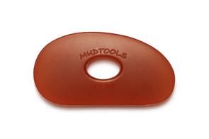 Mudtools Polymer Ribs Red (Very Soft) Large Kidney 5