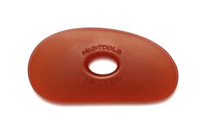 Mudtools Polymer Ribs Red (Very Soft) Medium Kidney 1