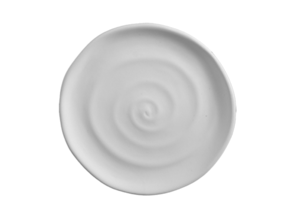 Bisque Imports Stoneware Spiraled Appetizer Plate