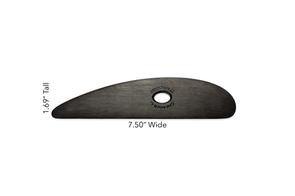 Mudtools Platter Rib Small Black (Extra Firm)