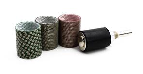 DiamondCore Small Spiral Band Set of 4