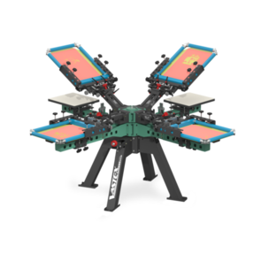 Vastex V-2000HD Industrial Screen Printing Press 4 Station 4 Colour