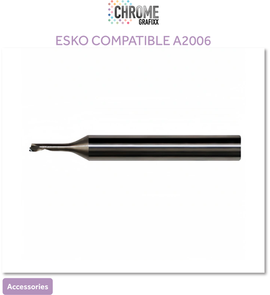 CHROME A2006-50 ACRYLIC ROUTER BIT 2MM