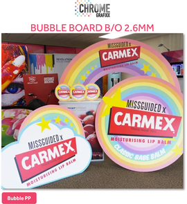 CHROME BUBBLE BOARD B/O 2.6MM