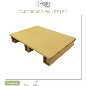 CHROME CARDBOARD PALLET LEG