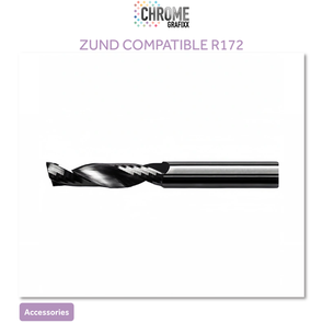 CHROME R172 ACRYLIC ALUMINIUM ROUTER BIT 6MM