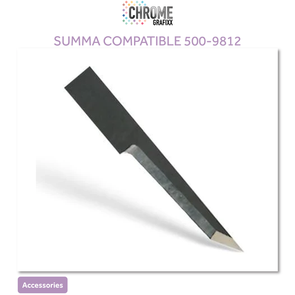 CHROME KNIFE OT 65-85 DEG L28