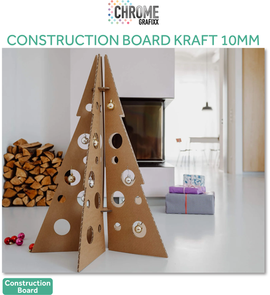 CHROME CONSTRUCTION BOARD KRAFT 10MM