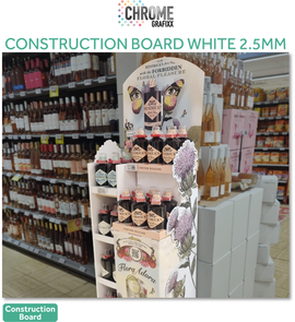 CHROME CONSTRUCTION BOARD WH 2.5MM