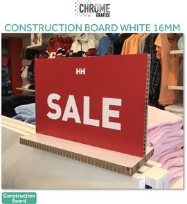 CHROME CONSTRUCTION BOARD WH 16MM