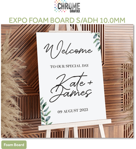 CHROME EXPO FOAM BOARD S/ADH 10.0MM