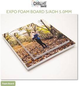CHROME EXPO FOAM BOARD S/ADH 5.0MM