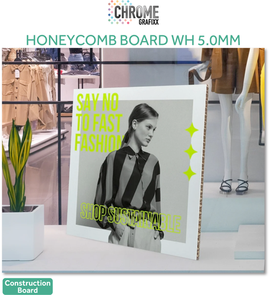 CHROME HONEYCOMB BOARD WH 5MM