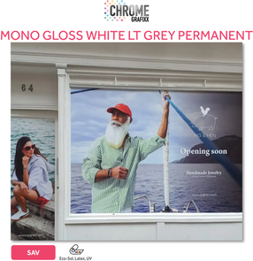 CHROME MONO GL WH GREY/PERM