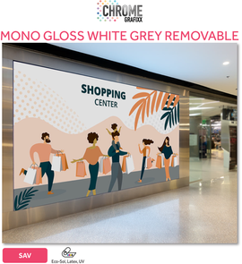 CHROME MONO GL WH GREY/REM