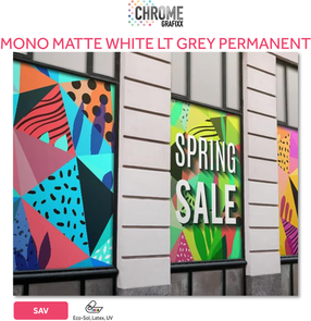 CHROME MONO MT WH GREY/PERM