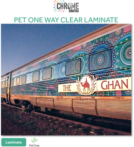 CHROME PET ONE WAY LAM 36UM