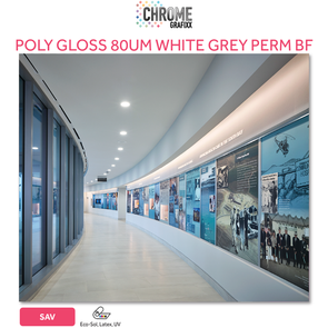CHROME POLY GL 80 WH GREY/PERM BF