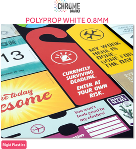 CHROME POLYPROP WHITE 0.8MM